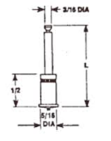 bi metallic notched end